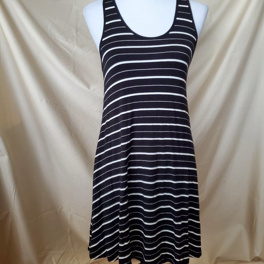 Lou & Grey Striped Midi Dress w/Racerback SZ XS